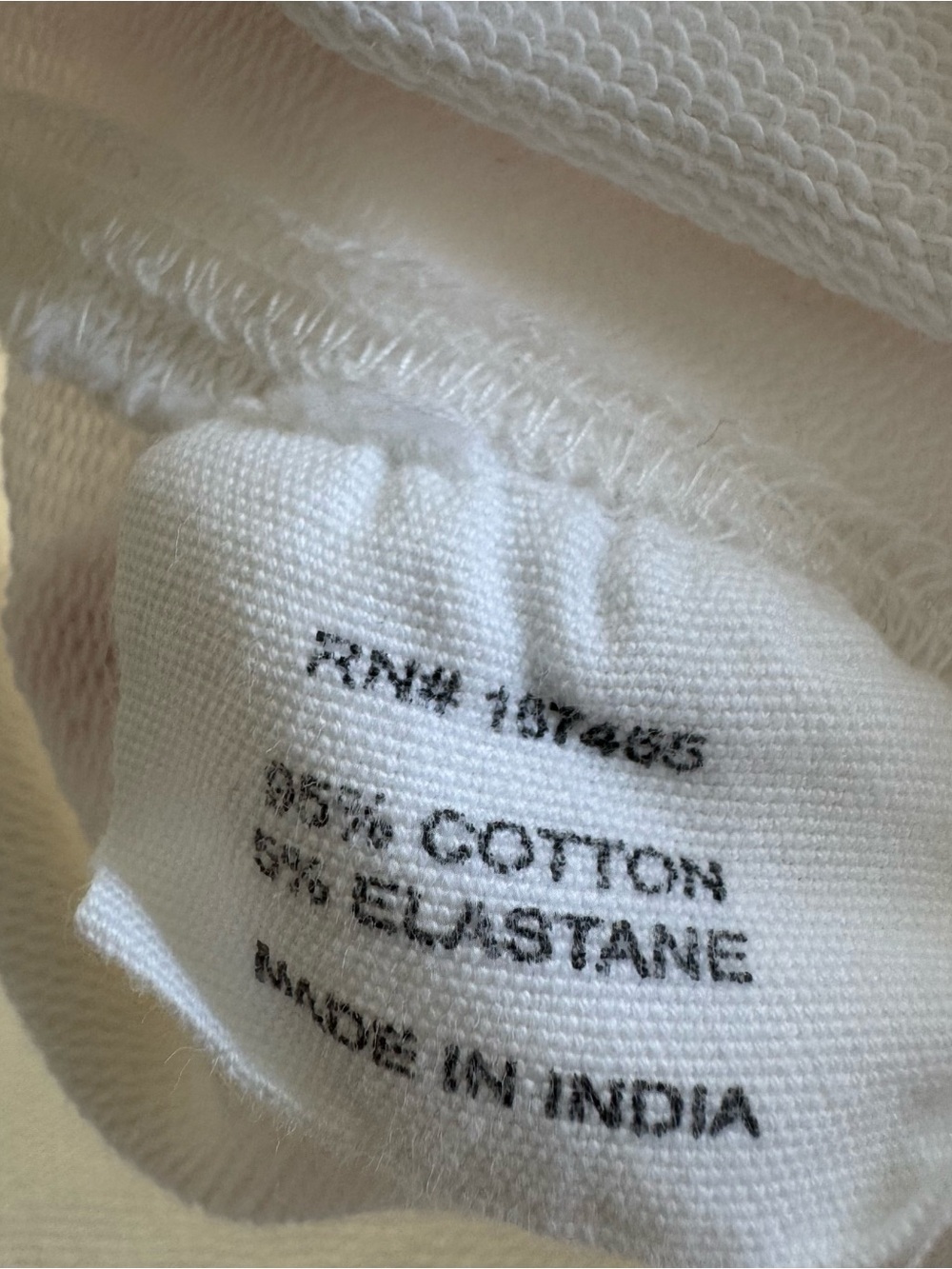 Ame & Lulu Tennis Sweatshirt Women's Large White Cotton Athleisure Preppy - Picture 5 of 9